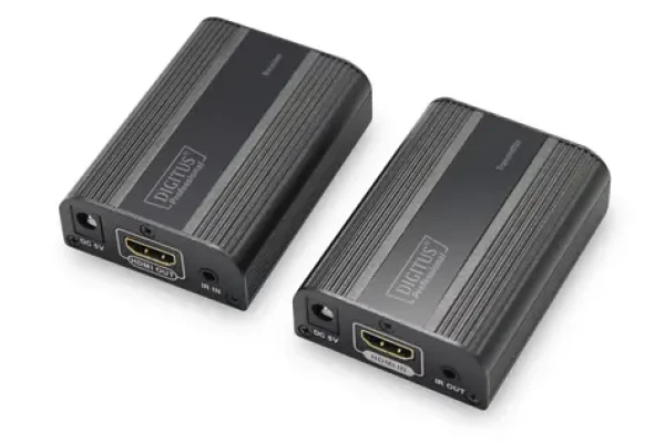 Digitus DS-55204 / Rozšiřovač HDMI / 4K 60Hz / CAT6 / 70 m / IR ovládání (DS-55204)