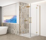 GELCO - TRINITY GOLD čtvercový kout 1200x1200 rohový vstup, čiré sklo, GT2212-12C-G GT2212-12C-G