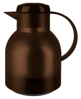 Emsa Samba Vacuum 1l hnědá / Vakuová konvice (termoska) / Quick Press (509820)