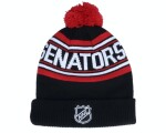 Outerstuff Dětská zimní čepice Ottawa Senators NHL Wordmark Cuffed Pom
