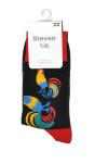 Ponožky Steven art.118 Folk pánské 39-46 černá 43-46