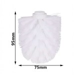 Kielle - Náhradní díly Náhradní štětiny WC kartáče, bílá 90403170