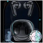 USAMS US-XJ13 černá / TWS bezdrátová sluchátka / Bluetooth 5.3 / ENC / herní režim (BHUXJ01)