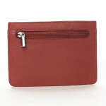 Kožené pouzdro na doklady Nina červená