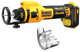 DeWalt DCE55M / Aku frézka do sádrokartonu / 18 V / bez aku / 3.2mm / 6.4mm / 26000 ot-min (DCE555N)