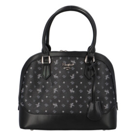 Stylová kufříková kabelka Saskie, černá