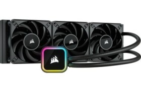 Corsair iCUE H150i RGB Elite 360mm černá / 3x120mm / RGB / 31.5 dBA / 400-1850 RPM / 59.1 CFM / Intel AMD (CW-9060060-WW)