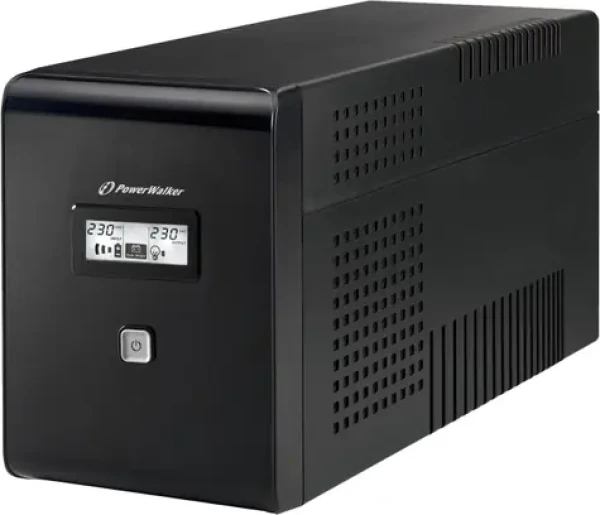 PowerWalker VI 2000 LCD / záložní zdroj UPS / 2000 VA / 2x Schuko / 2x IEC / RJ11 / RJ45 / USB (10120020)