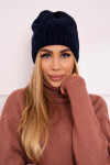 Fleecová čepice Sylwia K244 navy blue UNI