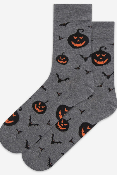 NEFORMÁLNÍ - VZOROVANÉ PONOŽKY, PÁNSKÉ hnědé uhlí 42/44