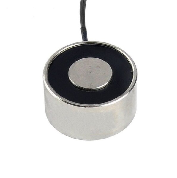 Přídržný elektromagnet - 12V, 20kg/200N - 34 x 18 mm