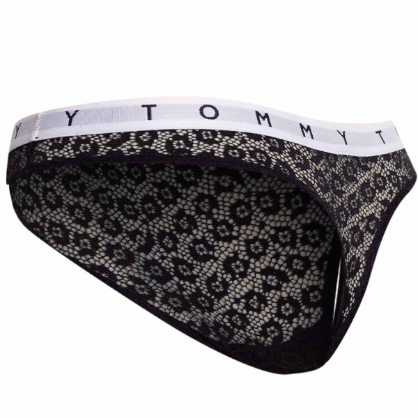 Tommy Hilfiger 3Pack tanga kalhotky UW0UW025240VH Black/Pink/Blue S