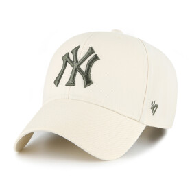 47 Brand Pánská kšiltovka New York Yankees MLB MVP Snapback 47 MVP přírodní s tmavě zeleným logem