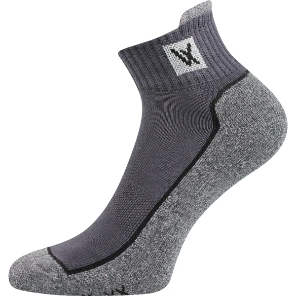 VOXX Ponožky bavlněné sportovní NESTY 01 tmavě šedé (3 páry) 39-42 114686