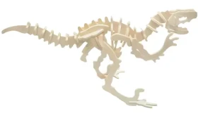 WOODCRAFT Dřevěné 3D puzzle Velociraptor