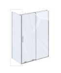 RAVAK - Roll Sprchová stěna 80x195 cm, chrom/čiré sklo X90V40C00Z1