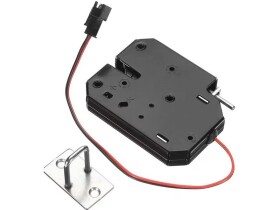 Elektrický zámek XG-07C 12VDC 1,8A černý