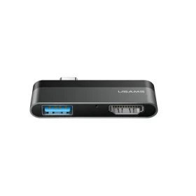 USAMS US-SJ462 Type-C Mini HUB (USB+HDMI) šedá (6958444922522)