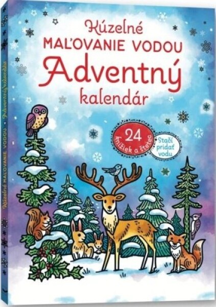 Kúzelné maľovanie vodou Adventný kalendár