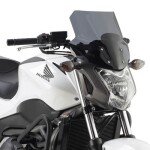 D1112S kouřové plexi Honda NC 700S (12-13), NC 750S (14-20), vxš310x360 mm, o 65 mm vyšší než ori.