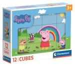 Obrázkové kostky: Prasátko Peppa 12 kostek