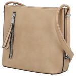 Trendy dámská mini crossbody kabelka Tirila, béžová