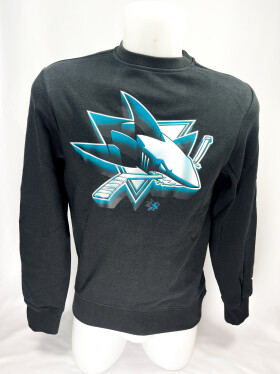 Fanatics Pánská mikina San Jose Sharks Chrome Graphic Crew Sweatshirt Black Velikost: