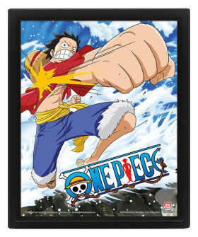 3D obraz One Piece: Gum Gum Pistol - Pyramid