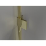 MEXEN/S - Lunar sprchový kout dveře křídlové levá 100 x 70, transparent, zlato 834-100-070-50-00-L