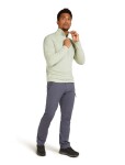 ICEBREAKER Mens 360 Realfleece Elem LS Half Z, Ashen (vzorek) velikost: M