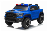 Mamido Elektrické autíčko Dodge Ram modré s majáky 4x4 | 12V10Ah