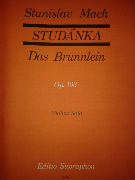 KN Studánka op. 103 (30 lidových písní v úpravě pro sólové housle)