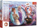 TREFL Puzzle Frozen Sesterské dobrodružství 160 dílků
