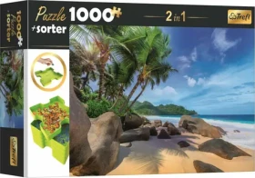 Trefl - Puzzle - 2v1 Exotická pláž s třídičem
