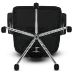 Kancelářská židle, houpací mechanismus, černá síťovina, KA-R216 BK