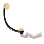 RAV Slezák - Sifon vanový automat komplet, 600mm, Zlatá - kartáčovaná MD0588ZK MD0588ZK