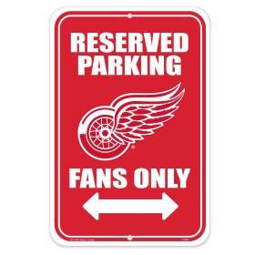 Mustang Cedule Detroit Red Wings NHL 10x15 Parking