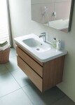 DURAVIT - DuraStyle Umyvadlo 100x48 cm, s 1 otvorem pro baterii, s WonderGliss, bílá 23201000001