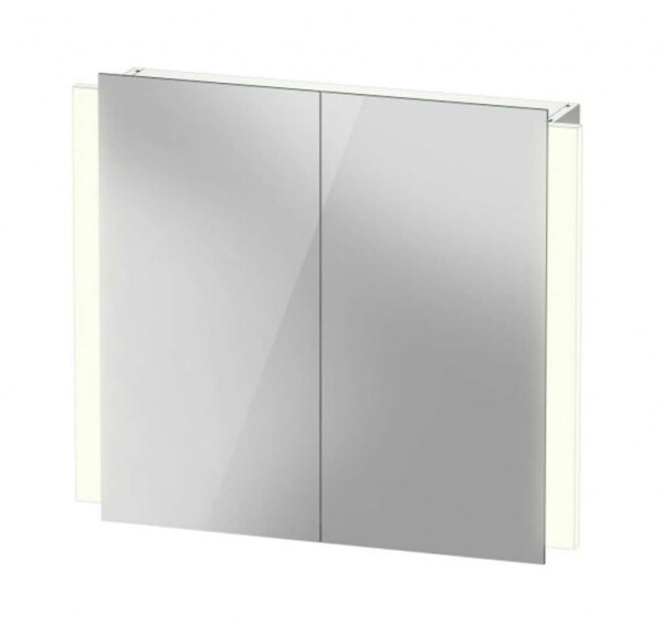 DURAVIT - Ketho.2 Zrcadlová skříňka s LED osvětlením, 70x80x16 cm, 2 dvířka K27136000001000