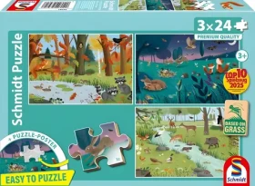 SCHMIDT Puzzle Lesní a luční zvířata