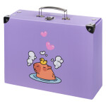 Skládací školní kufřík Kapybara s kováním