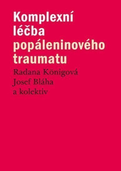 Komplexní léčba popáleninového traumatu - Radana Königová
