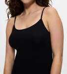 SENSE OF COTTON - Bezešvý přiléhavý top s úzkými ramínky Triumph BLACK 44