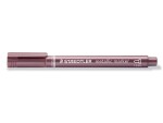 Staedtler metallic marker růžový 1–2 mm permanentní metalický popisovač neprůhledný na tmavý papír scrapbooking přání karty kaligrafie dekorace