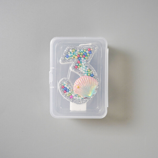 Dortová svíčka Oceán perly č.3