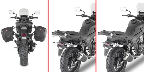 Tr1171 trubkový rychlosundávací držák brašen pro Honda CB 500 X (19-23), systém Remove-X