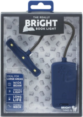 Bright Lampička do knížky - modrá