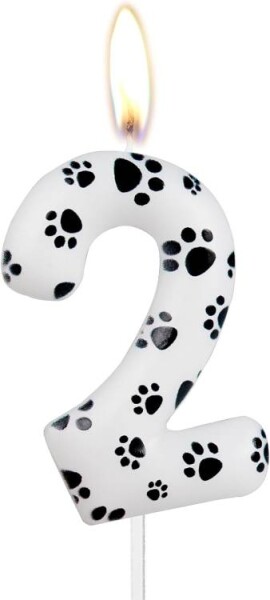 Dortisimo Svíčka s tlapičkami číslo 2