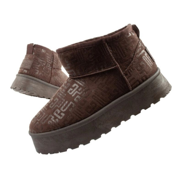 Lee Cooper snow boots women winter fashion fur insulated boots dark brown dámské 37