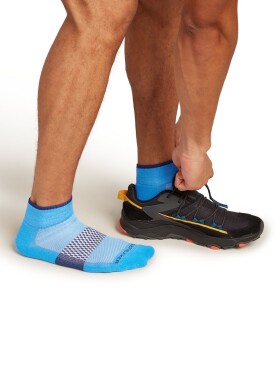 Pánské merino ponožky ICEBREAKER Mens Multisport Light Mini, Arctic/Royal Navy/Abyss velikost: 47-49 (XL)